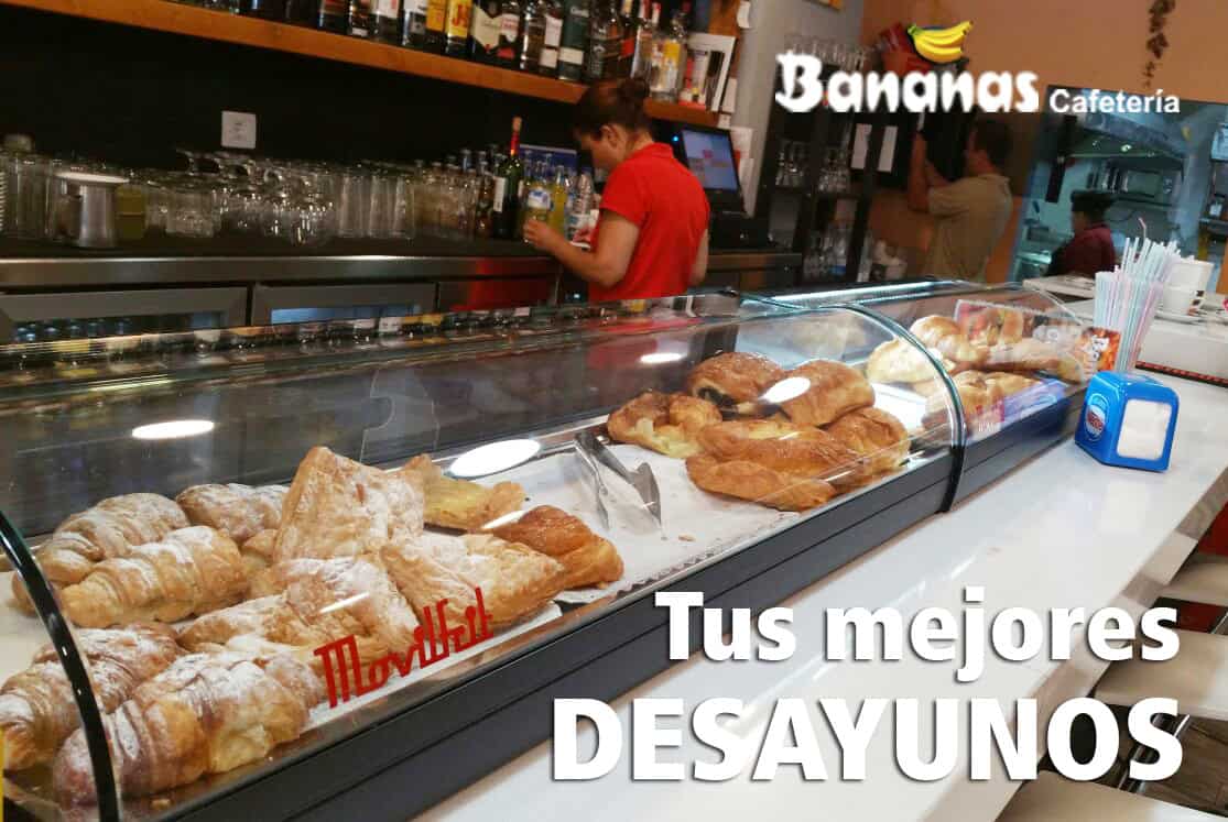 Bananas Cafetería: Café in Los Cristianos auf Teneriffa