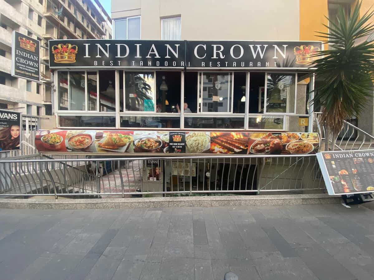 Indian Crown: Indisches Restaurant in Puerto de la Cruz auf Teneriffa