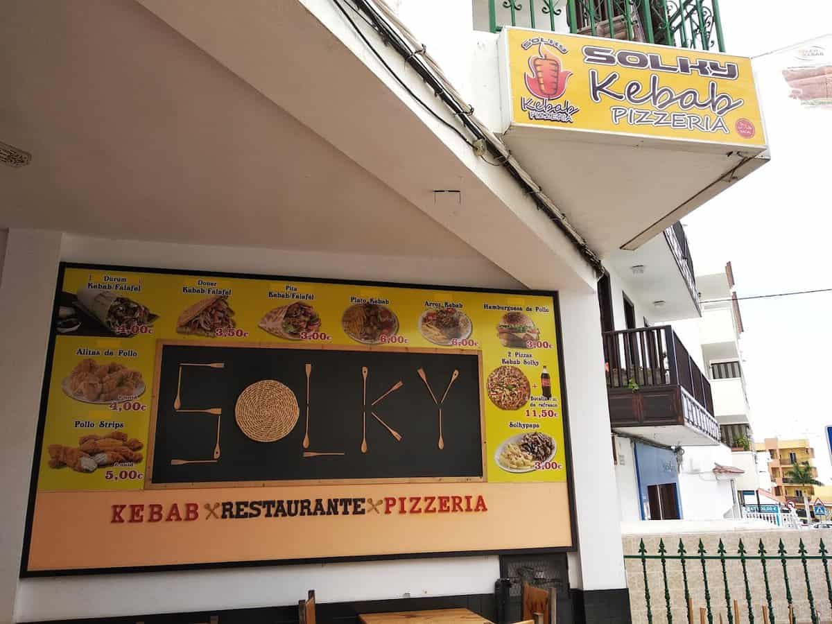 Solky Kebab pizzería: Restaurant in Adeje auf Teneriffa