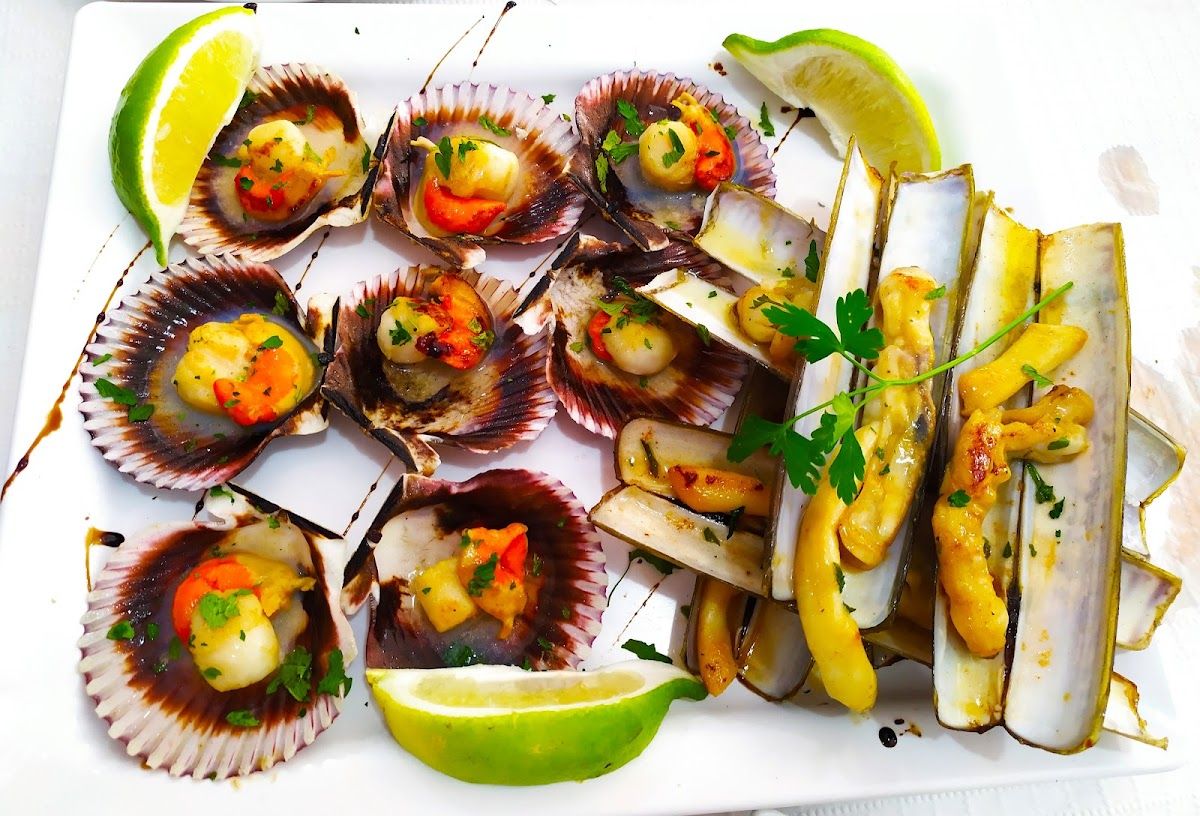 Restaurante Delicias del Mar: Fisch-Restaurant in San Miguel de Tajao